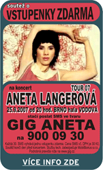 ANETA LANGEROVÁ TOUR 07 (25. 9. 2007)