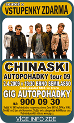 CHINASKI - AUTOPOHÁDKY tour 09 (2. 4. 2009)