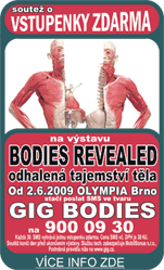 BODIES REVEALED - odhalená tajemství těla (Od 2. 6. do 4. 10. 2009)