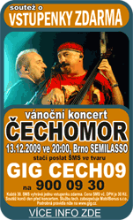 ČECHOMOR – vánočni koncert (13. 12. 2009)