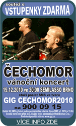 ČECHOMOR - vánoční koncert, CZ tour 2010 (19. 12. 2010)