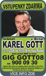 KAREL GOTT v Brně (13. 11. 2008)