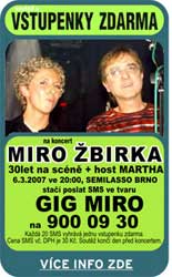 Miro Žbirka a Martha (6. 3. 2007)