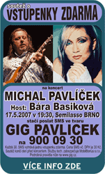 Michal Pavlíček a Bára Basiková (17. 5. 2007)