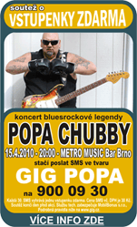 bluesrocková legenda POPA CHUBBY (15. 4. 2010)