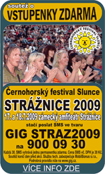 Černohorský festival Slunce STRÁŽNICE 2009 (17. a 18. 7. 2009)