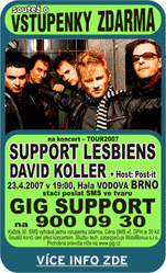 Support Lesbiens a David Koler Band (23. 4. 2007)